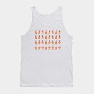 Christmas gingerbread man Tank Top